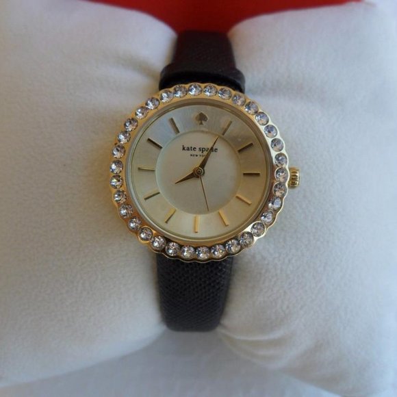 Kate Spade New York 1YRU0743 Womens Cornelia Black Leather Strap Watch main image 9